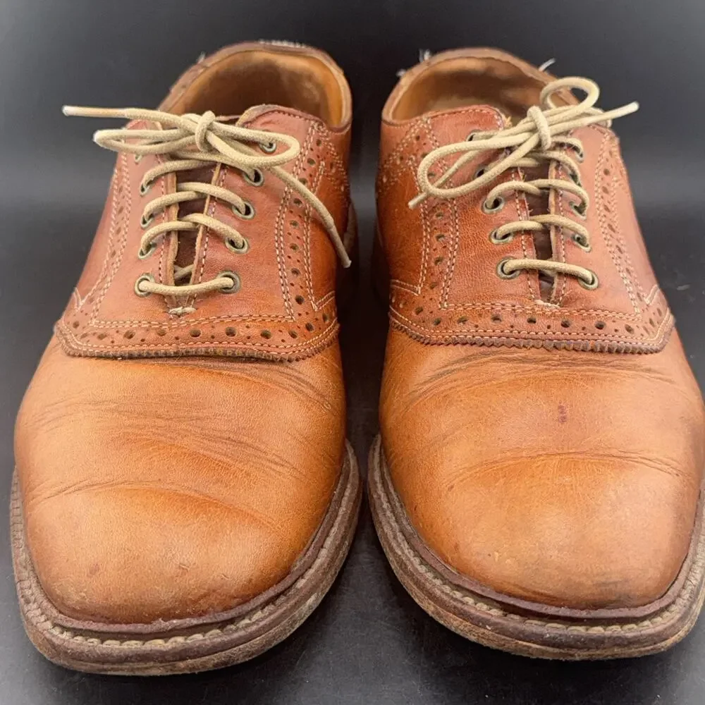Allen Edmonds Honors Collection Cap Toe Oxford Brown Leather Shoes Men’s 8D USA